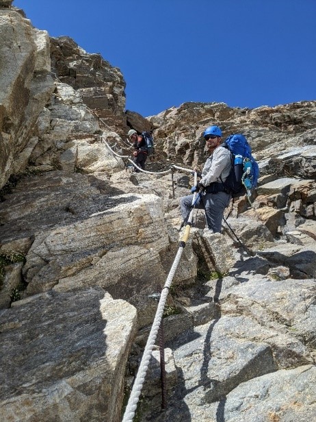 cuerdas fijadas GNIFETTI (SIGNALKUPPE)